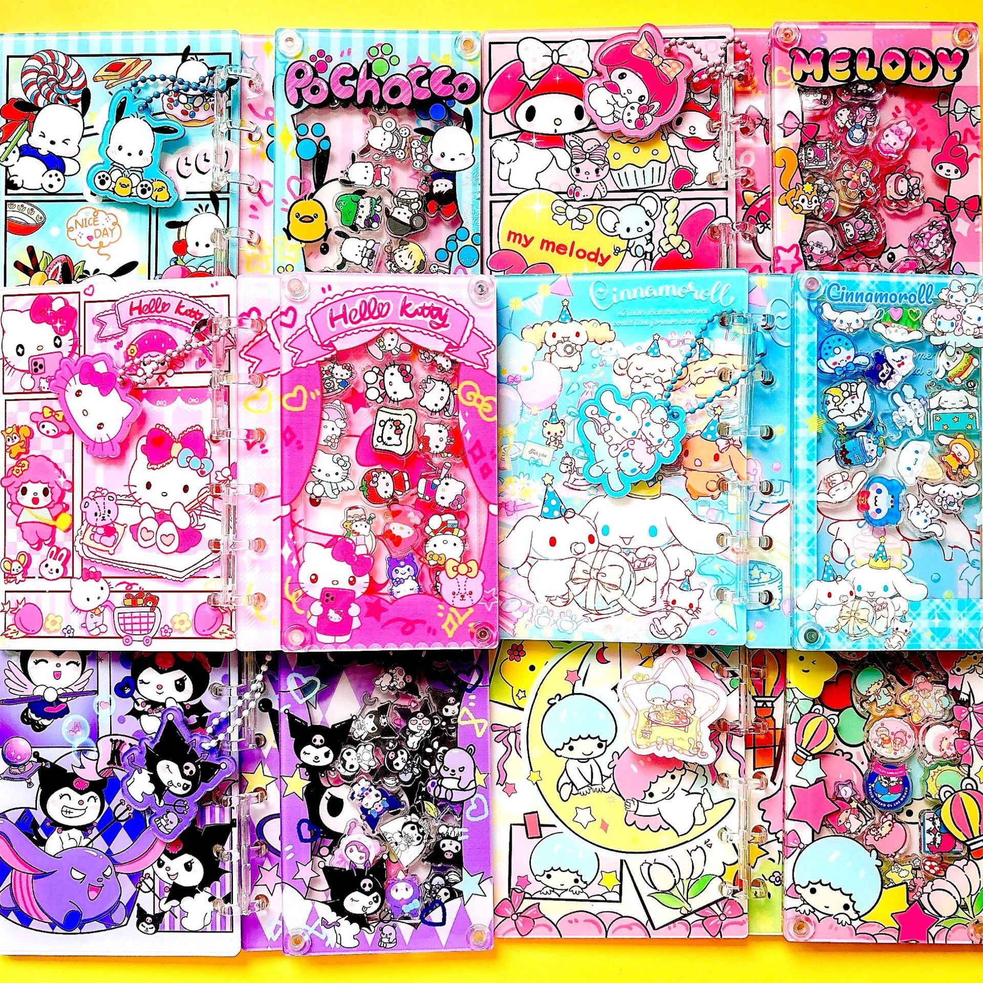 Wholesale acrylic shake book notebook loose-leaf book DIY A7 A5 Size OLY Exclusive